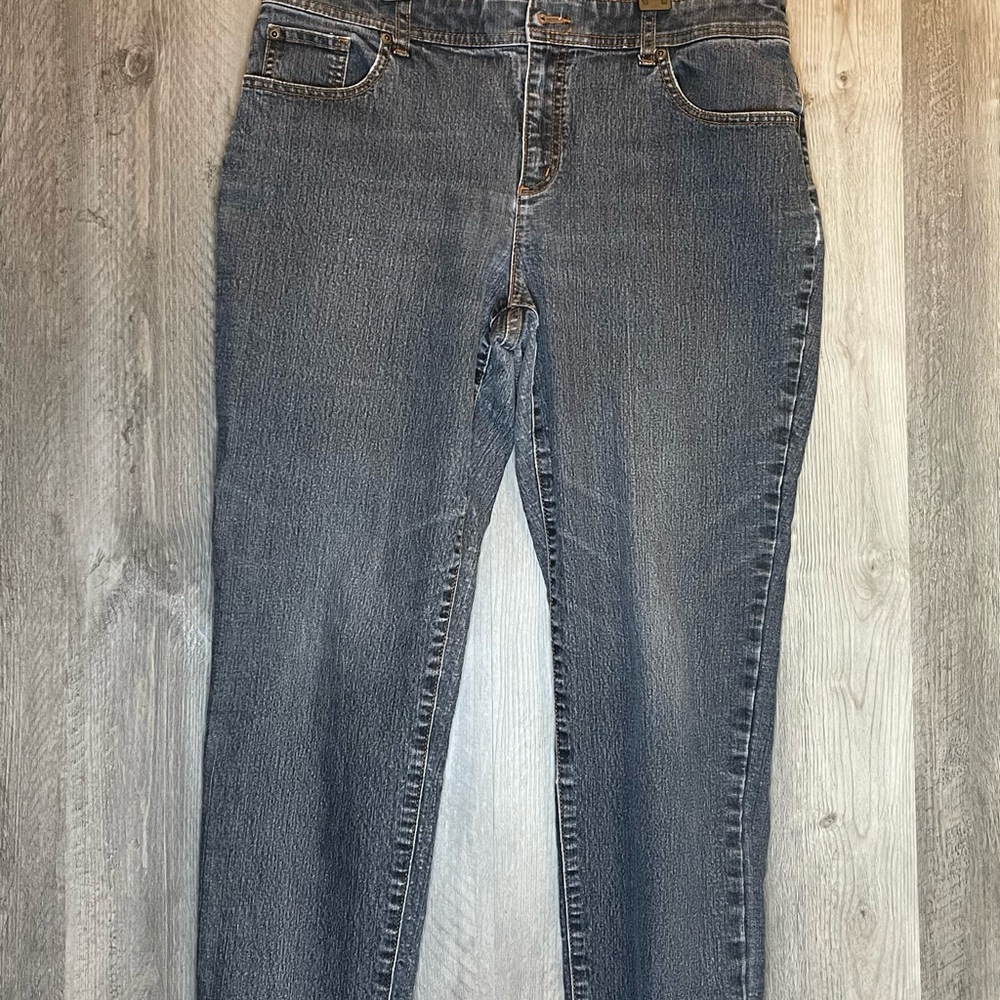 Chico's Women’s Dark Blue Straight Leg Jeans